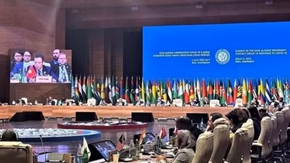 Vietnam attends Baku Summit of Non-Aligned Movement Contact Group