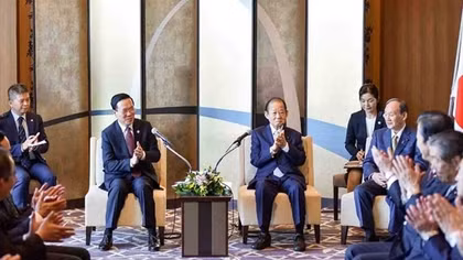 President meets Japan-Vietnam Parliamentary Friendship Alliance leader