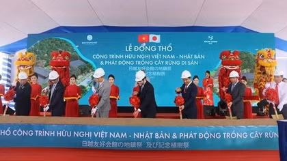 Construction of Vietnam-Japan friendship house begins in Long An