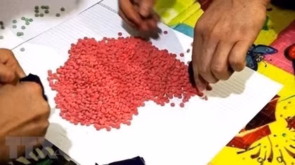 Drug trafficking ring from Laos to Vietnam busted