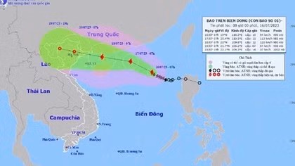Tropical depression strengthens into Storm Talim