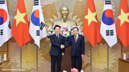 Vietnamese legislature backs implementation of agreements inked with RoK: NA Chairman
