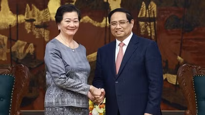 Prime Minister receives outgoing Cambodian ambassador