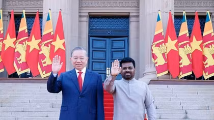 Sri Lanka stages welcome ceremony for top Vietnamese leader with 21-gun salute