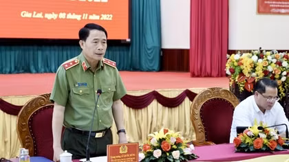 Gia Lai police asked to attach importance to safeguarding national security