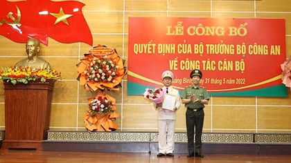 New Director of Quang Binh Provincial Police Department appointed
