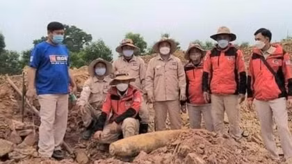 230-kg war-left bomb in Quang Binh defused