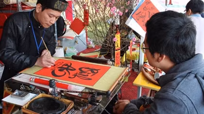 Calligraphy for the New Year – a fine custom of Vietnamese culture