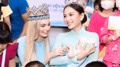 Miss World 2021 Karolina Bielawska joins charity in Vietnam