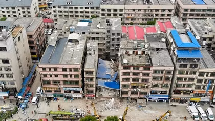 China building collapse death toll rises to 53