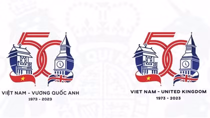 Logo to celebrate 50th anniversary of UK-Vietnam diplomatic ties unveiled