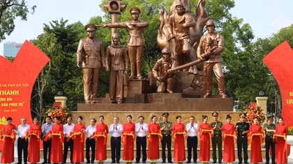 Monument “People’s Public Security Forces serve for the sake of the People” unveiled