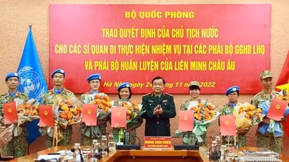 Vietnam sends seven more peacekeepers to UN missions