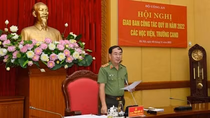 Academies and schools of the under the Ministry Public Security review work results in Q3