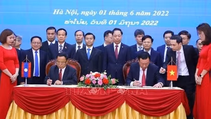 Vietnam, Laos sign MoU on inspection cooperation
