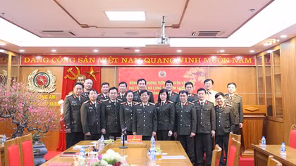 Deputy Minister Nguyen Van Son visits Security Industry Department