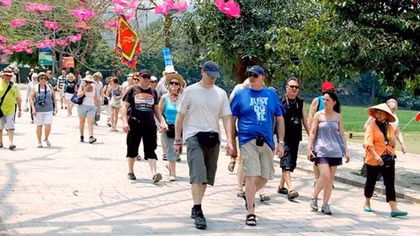 Foreign arrivals surge over seven-month period