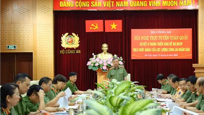 Ministry of Public Security holds webinar reviewing implementation of Project 06