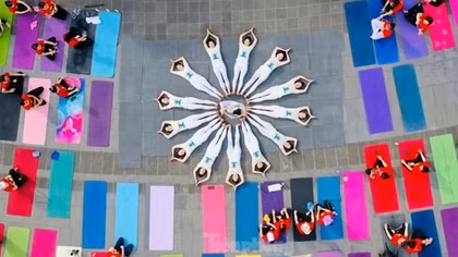 Hanoians come together to celebrate International Yoga Day