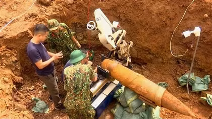 227-kg bomb safely handled in Quang Tri