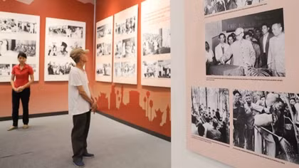 Uncle Ho's love for Hanoi seen through photography exhibition