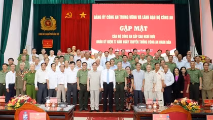 Ministry of Public Security holds a meeting with retired senior officers in Southwest