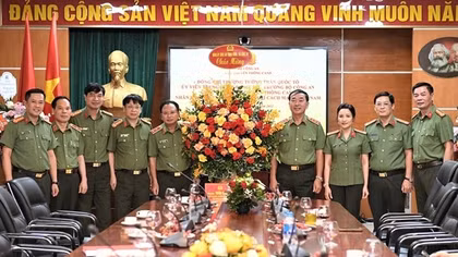 Leaders of MPS visits Public Security Department of Information and Communication