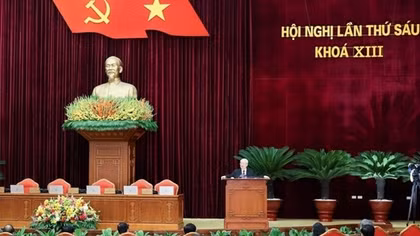 Party Central Committee releases announcement of sixth session