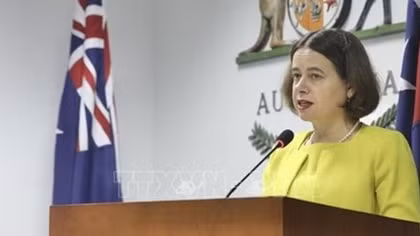 Australian Ambassador honoured with insignia for environment cause