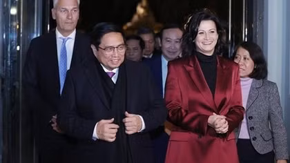 PM Pham Minh Chinh meets Senate President, Princess of Belgium