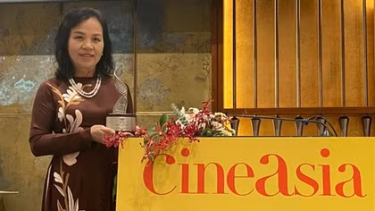 Vietnamese representative honoured at CineAsia Awards 2022