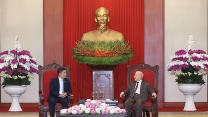 Party leader hosts Speaker of Singaporean Parliament