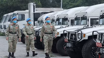 Vietnamese military engineers ready for peacekeeping mission