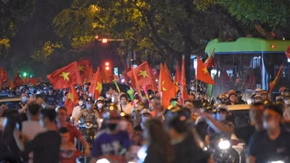 Fans across Vietnam storm streets to celebrate victory SEA Games football gold