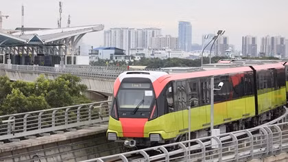Hanoi’s second metro line goes on trial run