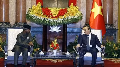 President Nguyen Xuan Phuc receives Vice President of Nigeria
