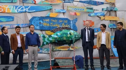 Installation Art Festival encourages protection of marine environment