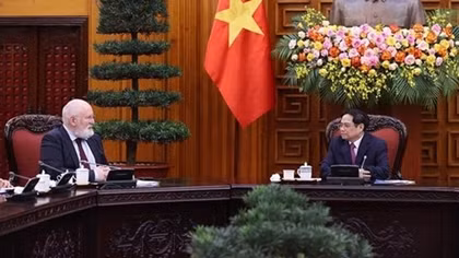Prime Minister hosts EC Executive Vice President