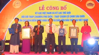 Thua Thien-Hue: Ancient Cham tower announced as world record