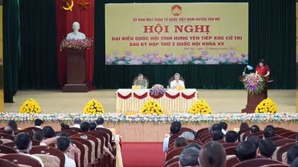 Minister To Lam meets voters in Hung Yen province