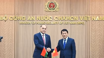 Vietnamese Ministry of Public Security, Belarusian Security Council agree to expand cooperation