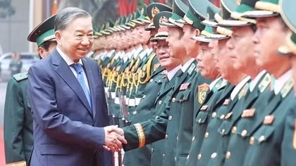 Party chief wishes border guards happy new year