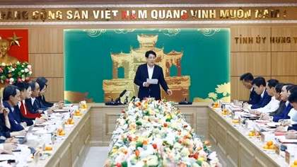 State President chairs conference approving draft report on inspection conclusion in Hung Yen