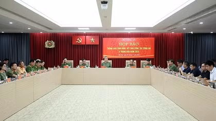 Ministry of Public Security releases work results of Public Security Forces in first half