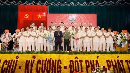 Hung Yen Provincial Police Party Committee holds 1st Congress