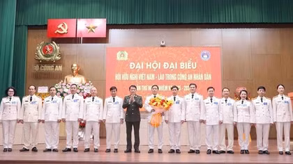 1st Congress of Vietnam-Laos Public Security Forces Friendship Association takes place in Hanoi