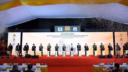MPS commences housing project for public security officers in Nam Thang Long Urban Area