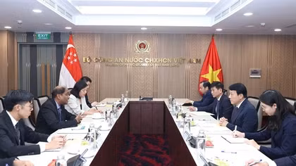 Singaporean Ambassador bids farewell to MPS leadership