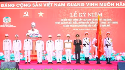 Prison Management Police Department receives Second-Class Fatherland Protection Order