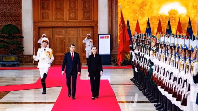 Prime Minister hosts official welcome ceremony for Liechtenstein counterpart